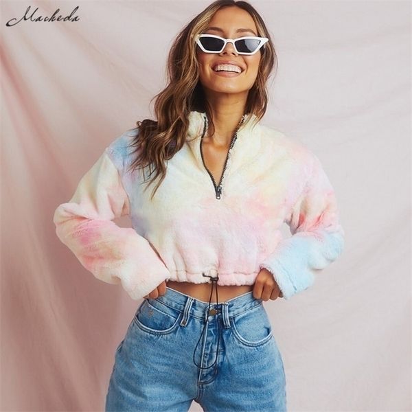 macheda autumn stylish sweatshirt long sleeve turtleneck zipper tie dyeing pullovers lady streetwear casual loose y200610, Black
macheda autumn stylish sweatshirt long sleeve turtleneck zipper tie dyeing pullovers lady streetwear casual loose y200610, Black