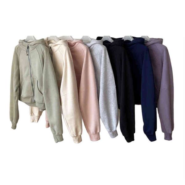 2022 color women's jackets yoga wear scuba oversized full zip terry style hoodie hoodies & sweatshirts version high quality, Black;brown
2022 color women's jackets yoga wear scuba oversized full zip terry style hoodie hoodies & sweatshirts version high quality, Black;brown