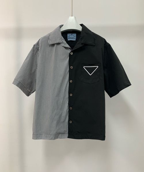 2022 earlier summer poplin patchwork men and women casual t-shirt euro size s to xl, White;black
2022 earlier summer poplin patchwork men and women casual t-shirt euro size s to xl, White;black