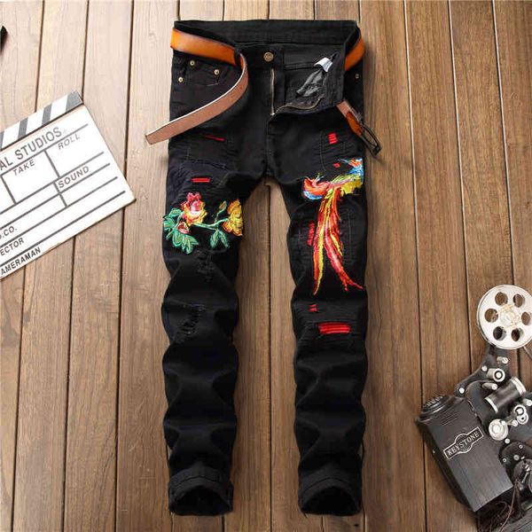 men's jeans style fashion trendy men's slim tight embroidered phoenix black jeans t4fp, Blue
men's jeans style fashion trendy men's slim tight embroidered phoenix black jeans t4fp, Blue