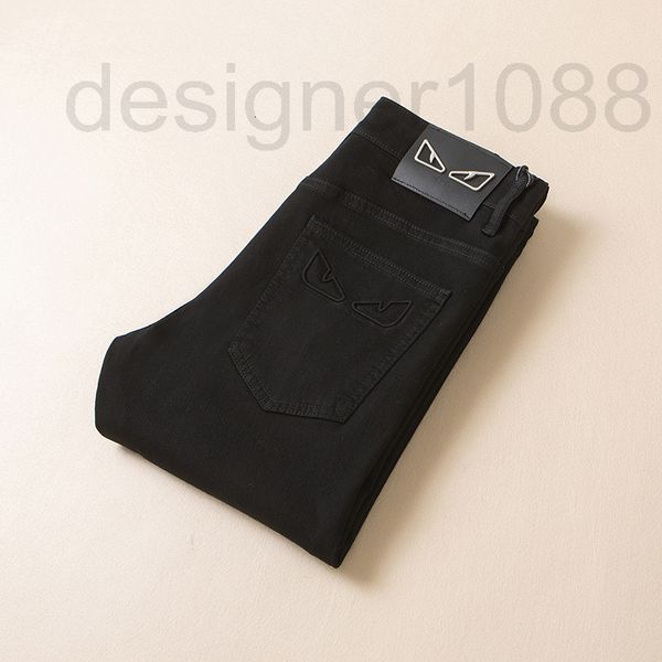 men's jeans designer fashion brand men's black jeans spring and summer 2022 thin slim fit elastic small foot long pants fngs, Blue
men's jeans designer fashion brand men's black jeans spring and summer 2022 thin slim fit elastic small foot long pants fngs, Blue