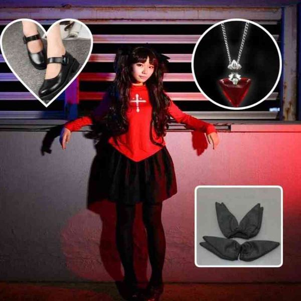 new anime halloween cosplay come fate/stay night rin tohsaka uniform dress cos anime for women party wig role play l220714, Black;red
new anime halloween cosplay come fate/stay night rin tohsaka uniform dress cos anime for women party wig role play l220714, Black;red