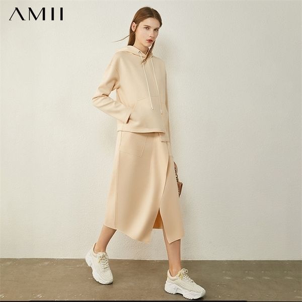 amii minimalism autumn causal women hoodies set solid hooded loose sweater hoodies solid irregular hem female skirt 12020233 lj201120, White
amii minimalism autumn causal women hoodies set solid hooded loose sweater hoodies solid irregular hem female skirt 12020233 lj201120, White