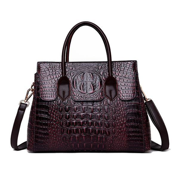 Factory outlet shoulder bags embossed crocodile handbag large capacity horizontal retro leather handbags elegant personality fashion Tote bag womens handbag, Gold
Factory outlet shoulder bags embossed crocodile handbag large capacity horizontal retro leather handbags elegant personality fashion Tote bag womens handbag, Gold