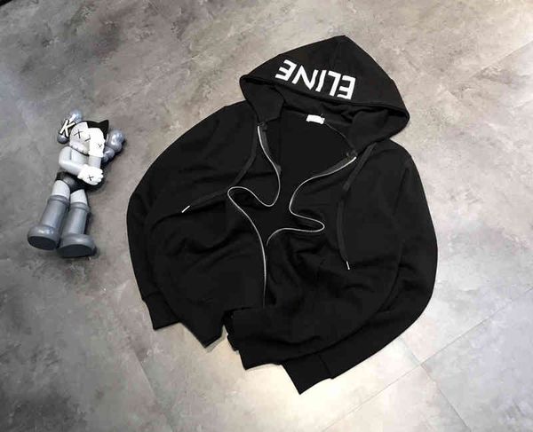brand celina c lin's early spring 2022 new hooded printed zipper cardigan men's and women's knitted terry cotton sweater hood, Black
brand celina c lin's early spring 2022 new hooded printed zipper cardigan men's and women's knitted terry cotton sweater hood, Black