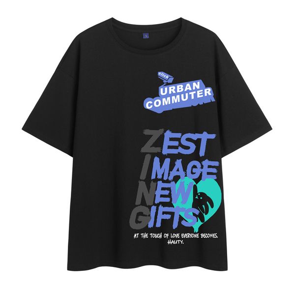 men's t-shirts round neck t-shirt 2022 summer fashion brand clothing loose shoulder sleeve boys short sleeve hong kong style teen, White;black
men's t-shirts round neck t-shirt 2022 summer fashion brand clothing loose shoulder sleeve boys short sleeve hong kong style teen, White;black