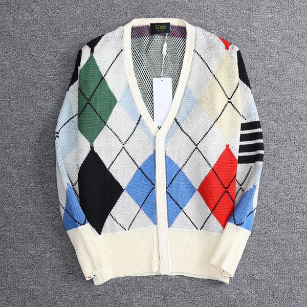 designer new men's tb cardigan sweater coat loose v-neck long sleeve outer wearing 21 spring and autumn 2002 luxury, Black
designer new men's tb cardigan sweater coat loose v-neck long sleeve outer wearing 21 spring and autumn 2002 luxury, Black