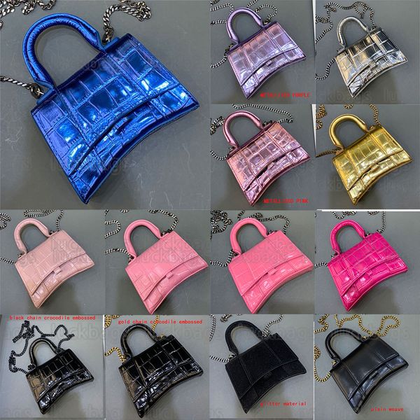 designer small bag hourglass mini handbag chain crocodile embossed calfskin various colors wallet purse
designer small bag hourglass mini handbag chain crocodile embossed calfskin various colors wallet purse