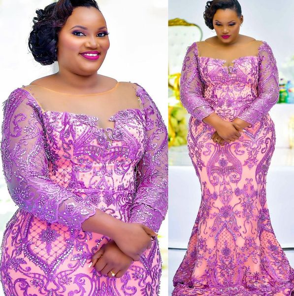 2022 plus size arabic aso ebi lilac mermaid luxurious prom dresses lace beaded evening formal party second reception birthday engagement gow, Black 
2022 plus size arabic aso ebi lilac mermaid luxurious prom dresses lace beaded evening formal party second reception birthday engagement gow, Black