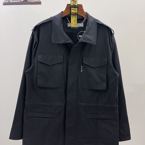 off 22ss ins new white arrow logo windbreaker tide brand ow hooded jacket men and women fashion long canvas coat selling, Black;brown
off 22ss ins new white arrow logo windbreaker tide brand ow hooded jacket men and women fashion long canvas coat selling, Black;brown