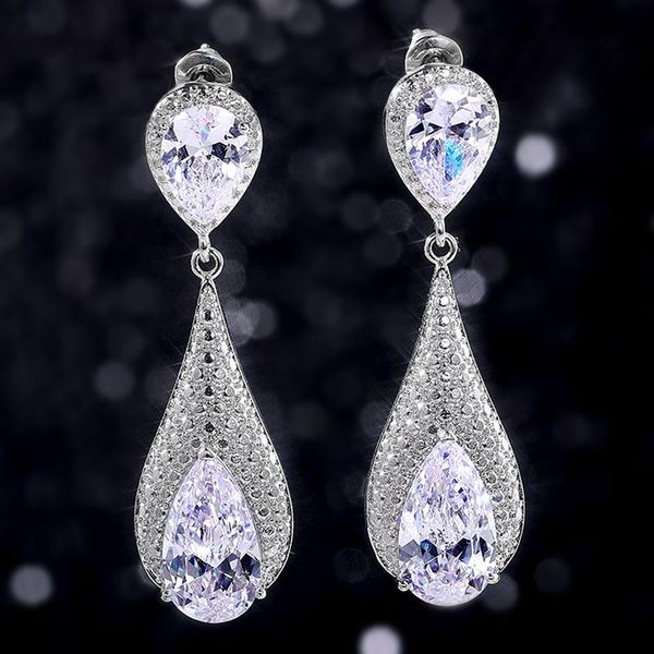 dangle & chandelier caoshi delicate design drop earrings for women luxury party accessories noble female high-quality jewelry trendy gift wh, Silver
dangle & chandelier caoshi delicate design drop earrings for women luxury party accessories noble female high-quality jewelry trendy gift wh, Silver