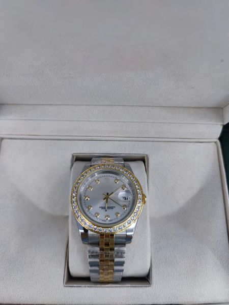 with original box mens automatic mechanical watches 41mm full stainless steel new style clasp swimming couples wristwatches waterproof lumin, Slivery;brown
with original box mens automatic mechanical watches 41mm full stainless steel new style clasp swimming couples wristwatches waterproof lumin, Slivery;brown