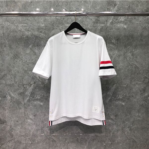 striped sleeve designer men's t-shirts summer crew neck 100% cotton causal tee short-sleeved breathable luxury brand designers t shirts, White;black
striped sleeve designer men's t-shirts summer crew neck 100% cotton causal tee short-sleeved breathable luxury brand designers t shirts, White;black