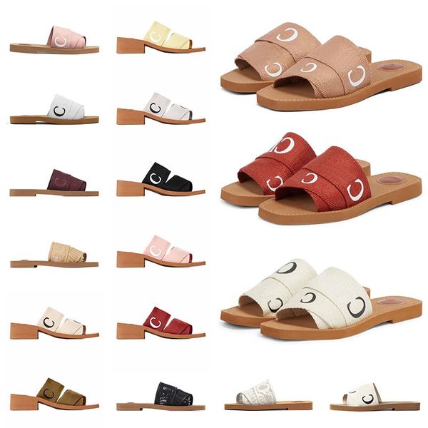 2023 designer woody sandals women woody mules flat slides light tan beige white black pink lace lettering fabric canvas slippers womens summ
2023 designer woody sandals women woody mules flat slides light tan beige white black pink lace lettering fabric canvas slippers womens summ
