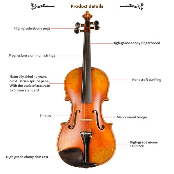 tongling brand high-end antique violin 30 years old europe maple professional hand-made violin
tongling brand high-end antique violin 30 years old europe maple professional hand-made violin