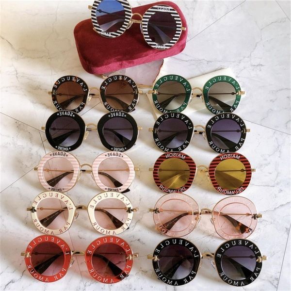 50% discount for factory direct salesg family ni star same sunglasses fashion personality letter round frame bee sunglasses gg0113s, White;black
50% discount for factory direct salesg family ni star same sunglasses fashion personality letter round frame bee sunglasses gg0113s, White;black