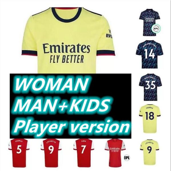 woman arsen 21 22 gunners home soccer jerseys 2021 2022 pepe nicolas henry guendouzi smith rowe willian tierney odegaard saka thomas footbal, Black;yellow
woman arsen 21 22 gunners home soccer jerseys 2021 2022 pepe nicolas henry guendouzi smith rowe willian tierney odegaard saka thomas footbal, Black;yellow