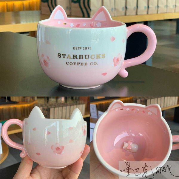 limited starbucks new cup cherry blossom season cute cup bottom funny cat mug ceramic coffee cup
limited starbucks new cup cherry blossom season cute cup bottom funny cat mug ceramic coffee cup
