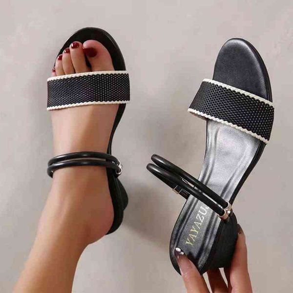 large size sandals fashion flat women summer shoes non-slip casual footwear 2022 ladies flip flops outdoor slippers home slides y220412, Black
large size sandals fashion flat women summer shoes non-slip casual footwear 2022 ladies flip flops outdoor slippers home slides y220412, Black