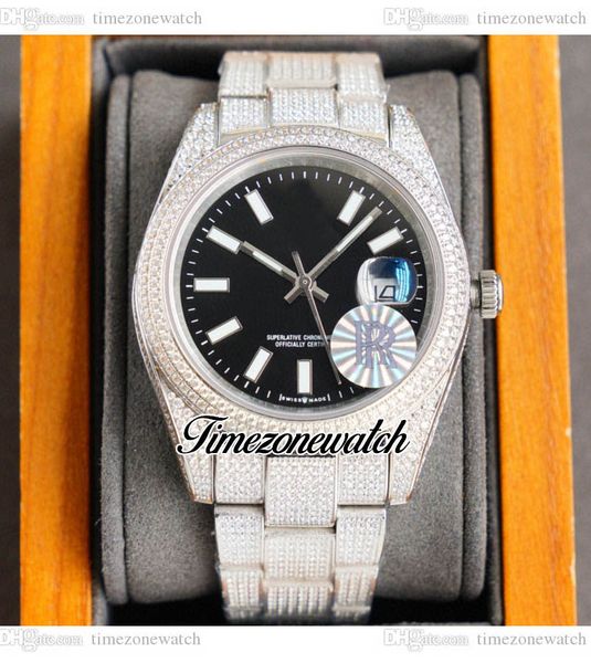 rf 41 126334 miyota automatic mens watch paved diamond case black dial stick markers fully iced out 904l oystersteel bracelet jewelry watche, Slivery;brown
rf 41 126334 miyota automatic mens watch paved diamond case black dial stick markers fully iced out 904l oystersteel bracelet jewelry watche, Slivery;brown