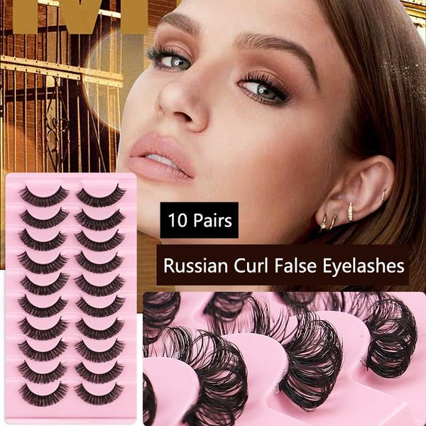 10pairs/set new lashes dd curl russian strip false eyelashes 3d mink faux eyelash fluffy multilevel lash extension 1956
10pairs/set new lashes dd curl russian strip false eyelashes 3d mink faux eyelash fluffy multilevel lash extension 1956