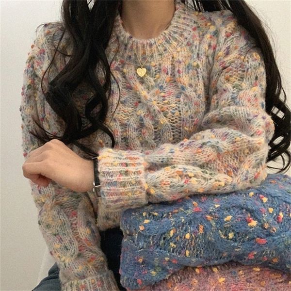 oversized candy contrast color dot coarse knitted sweater women long sleeves o neck pullovers sweater casual knitted 71f 201223, White;black
oversized candy contrast color dot coarse knitted sweater women long sleeves o neck pullovers sweater casual knitted 71f 201223, White;black