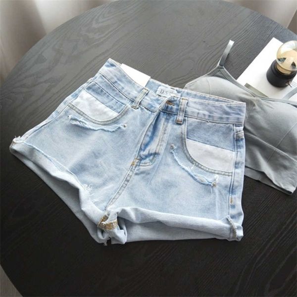 high waist woman shorts classic summer shorts jeans casual boyfriend denim shorts fashion vintage women jeans streetwear pants 210702, White;black
high waist woman shorts classic summer shorts jeans casual boyfriend denim shorts fashion vintage women jeans streetwear pants 210702, White;black