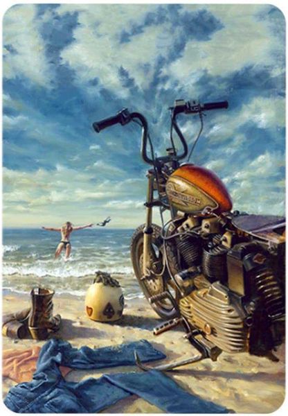 original retro design motorcycle tin metal signs wall art | thick tinplate print poster wall decoration for garage
original retro design motorcycle tin metal signs wall art | thick tinplate print poster wall decoration for garage