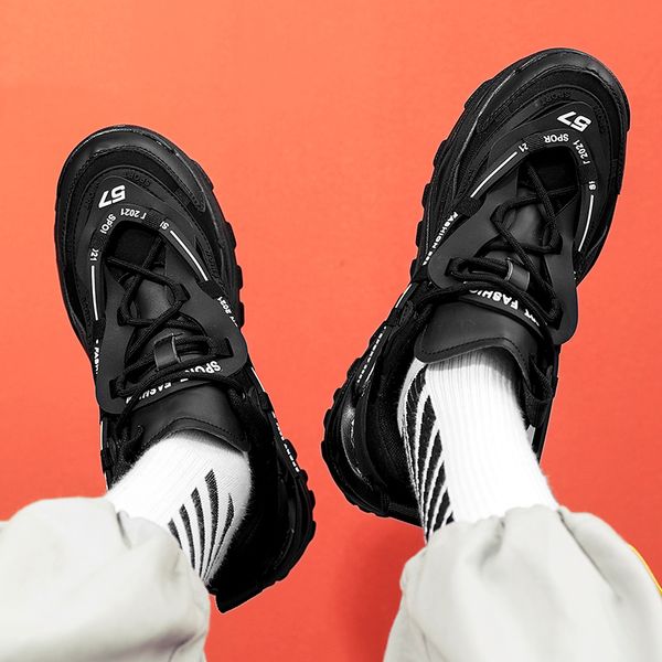 running shoes breathable lace-up soft mesh light thick bottom sneakers male comfortable increase hard-wearing men shoes, Black;yellow
running shoes breathable lace-up soft mesh light thick bottom sneakers male comfortable increase hard-wearing men shoes, Black;yellow
