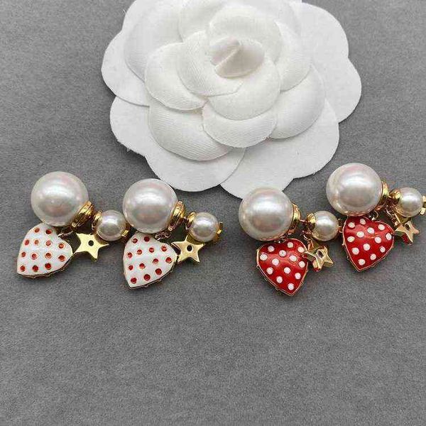 strawberry love pearl earrings fashion trend white strawberry red strawberry earrings accessories, Golden
strawberry love pearl earrings fashion trend white strawberry red strawberry earrings accessories, Golden