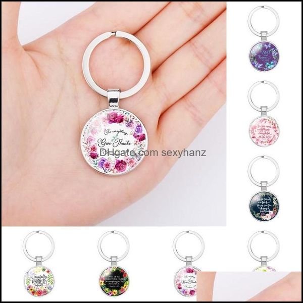 key rings jewelry bible pendant rosary religious keyfobs fashion handbag car keychains for women party favors p372fa dhbvx, Slivery;golden