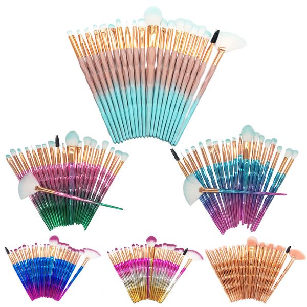 20pcs diamond transparent color makeup brushes set makeup tool foundation powder concealer blending contour cosmetic
20pcs diamond transparent color makeup brushes set makeup tool foundation powder concealer blending contour cosmetic