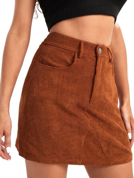 tall straight corduroy skirt l83j#, Black
tall straight corduroy skirt l83j#, Black