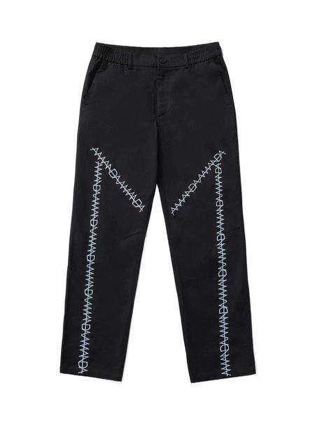 x love worthy men letter embroidery straight leg pants o4m4#, Black
x love worthy men letter embroidery straight leg pants o4m4#, Black