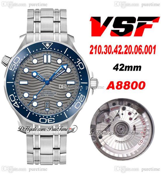 vsf v2 diver 300m a8800 automatic mens watch blue ceramics bezel gray wave texture dial stainless steel bracelet 210.30.42.20.06.001 super e, Slivery;brown
vsf v2 diver 300m a8800 automatic mens watch blue ceramics bezel gray wave texture dial stainless steel bracelet 210.30.42.20.06.001 super e, Slivery;brown