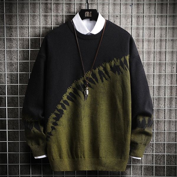 men's sweaters high street fashion autumn winter pullovers knitted sweaters men clothing o-neck long sleeve shirt casual 201126, White;black
men's sweaters high street fashion autumn winter pullovers knitted sweaters men clothing o-neck long sleeve shirt casual 201126, White;black
