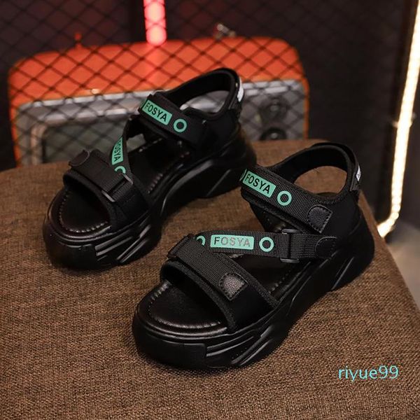 2021 new summer women thick sole sandals net red platform casual increase dad shoes wild retro non slip roman beach shoes207s, Black
2021 new summer women thick sole sandals net red platform casual increase dad shoes wild retro non slip roman beach shoes207s, Black