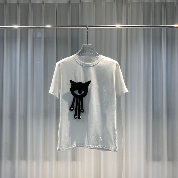 men's t-shirts round neck embroidered and printed polar style summer wear with street pure cotton tr3t, White;black
men's t-shirts round neck embroidered and printed polar style summer wear with street pure cotton tr3t, White;black