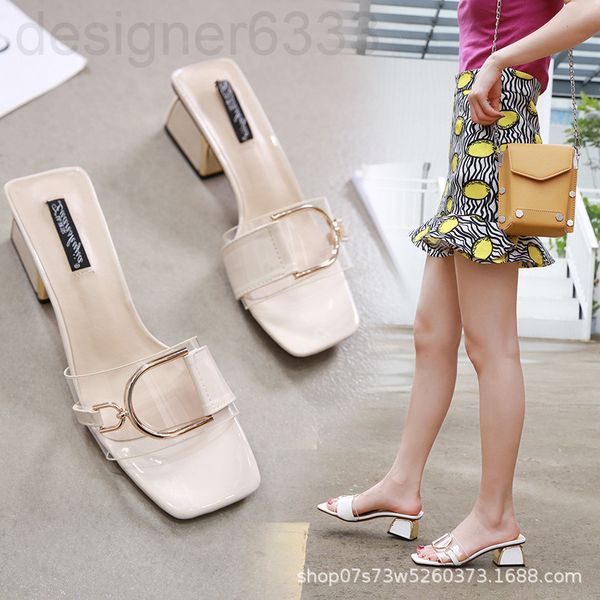 sandals designer fairy style thick heel sandals summer women's one foot color matching fashion, wearing medium outside 2fmd, Black
sandals designer fairy style thick heel sandals summer women's one foot color matching fashion, wearing medium outside 2fmd, Black