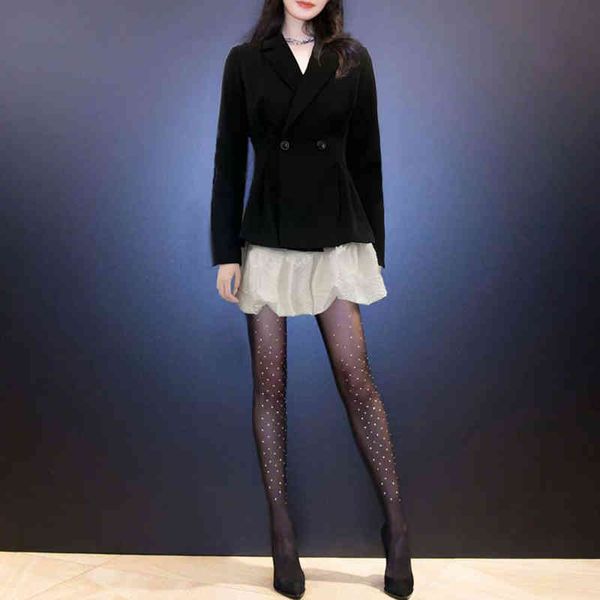 women's two piece pants autumn temperament women's dress waist closed double breasted small suit fluffy skirt jacquard two piece s, White
women's two piece pants autumn temperament women's dress waist closed double breasted small suit fluffy skirt jacquard two piece s, White