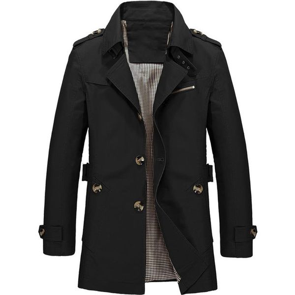 men's jacket slim fit spring autumn casual trench coat mens brand clothing fashion coats male outerwear 5xl sa623342z, Black;brown
men's jacket slim fit spring autumn casual trench coat mens brand clothing fashion coats male outerwear 5xl sa623342z, Black;brown