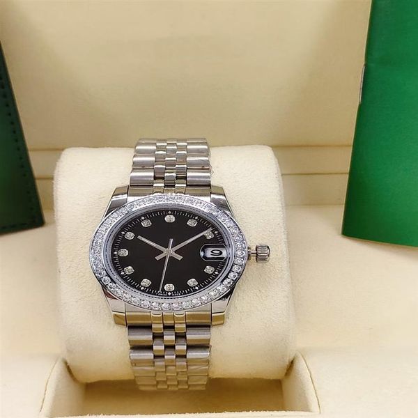 women's watch 31mm diamond iced out automatic mechanical woman watches full stainless steel strap datejust ladie2291, Slivery;brown
women's watch 31mm diamond iced out automatic mechanical woman watches full stainless steel strap datejust ladie2291, Slivery;brown