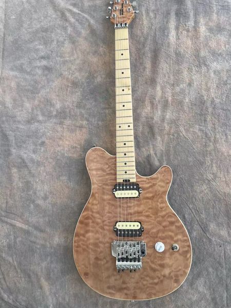 log color six string big flower electric guitar our shop can customize all kinds of guitars
log color six string big flower electric guitar our shop can customize all kinds of guitars