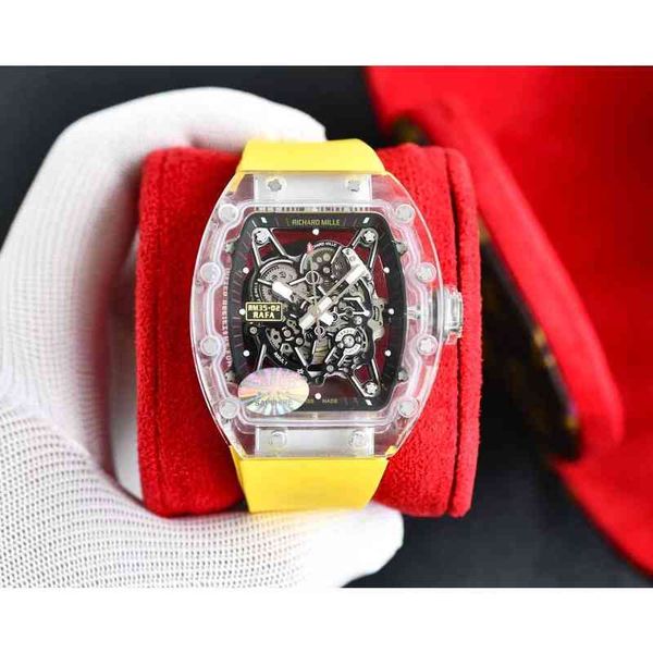 luxury watches for mens mechanical watch richa mill rm35-02 fully automatic mechanical movement sapphire mirror rubber watchband swiss brand, Slivery;brown
luxury watches for mens mechanical watch richa mill rm35-02 fully automatic mechanical movement sapphire mirror rubber watchband swiss brand, Slivery;brown
