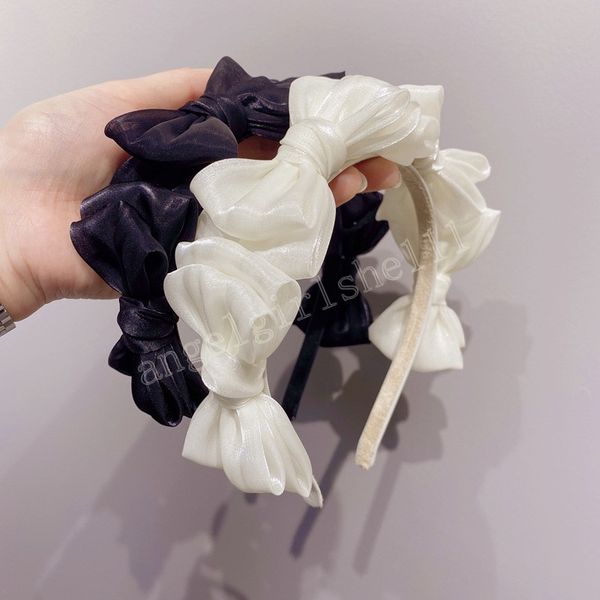 sweet bowknot headband fashion hair accessories women's trend satin temperament hairband hair hoop headwear girl, Slivery;white
sweet bowknot headband fashion hair accessories women's trend satin temperament hairband hair hoop headwear girl, Slivery;white
