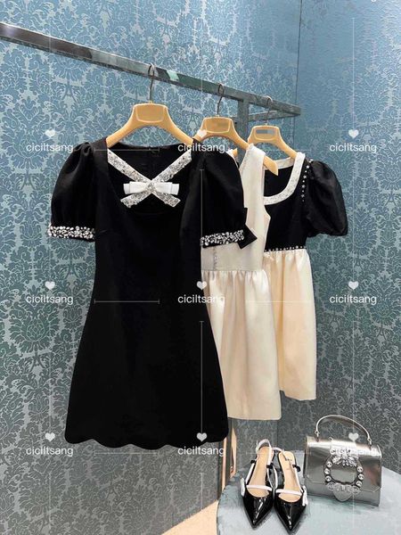 casual dresses designer spring summer 2022 new chest crystal nail diamond decoration waist dress kbdu, Black;gray
casual dresses designer spring summer 2022 new chest crystal nail diamond decoration waist dress kbdu, Black;gray
