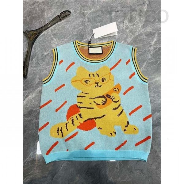women's knits & tees designer chaopai 22 early spring new design sense cartoon tiger knitted vest fashionable age reducing temperament, White
women's knits & tees designer chaopai 22 early spring new design sense cartoon tiger knitted vest fashionable age reducing temperament, White