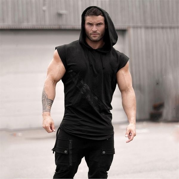 new men bodybuilding cotton tank gyms fitness hooded vest sleeveless hoodie casual fashion basketball training clothing, White;black
new men bodybuilding cotton tank gyms fitness hooded vest sleeveless hoodie casual fashion basketball training clothing, White;black