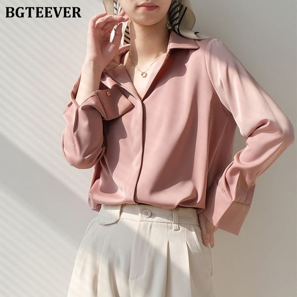 spring ladies satin blouses elegant turn-down collar long sleeve loose single-breasted women shirts 2022, White
spring ladies satin blouses elegant turn-down collar long sleeve loose single-breasted women shirts 2022, White