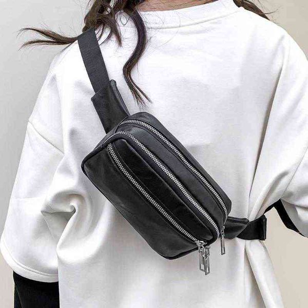 waist bag women's simple solid color soft leather motorcycle bag versatile student ins trend messenger chest bag 220712
waist bag women's simple solid color soft leather motorcycle bag versatile student ins trend messenger chest bag 220712